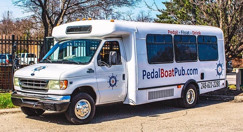 The Pedal Boat Pub party bus